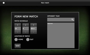 Step 3 - Select the date of the game and opponent team.