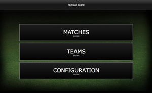 Step 1 - On the main menu select teams